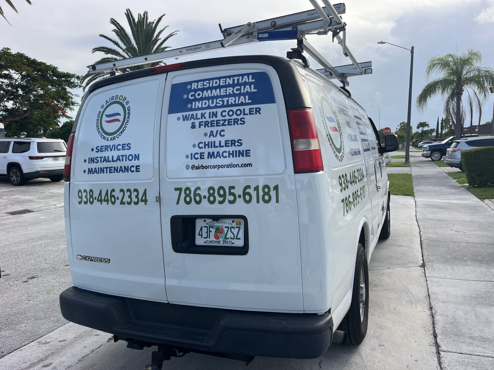 Airbor Corporation service van